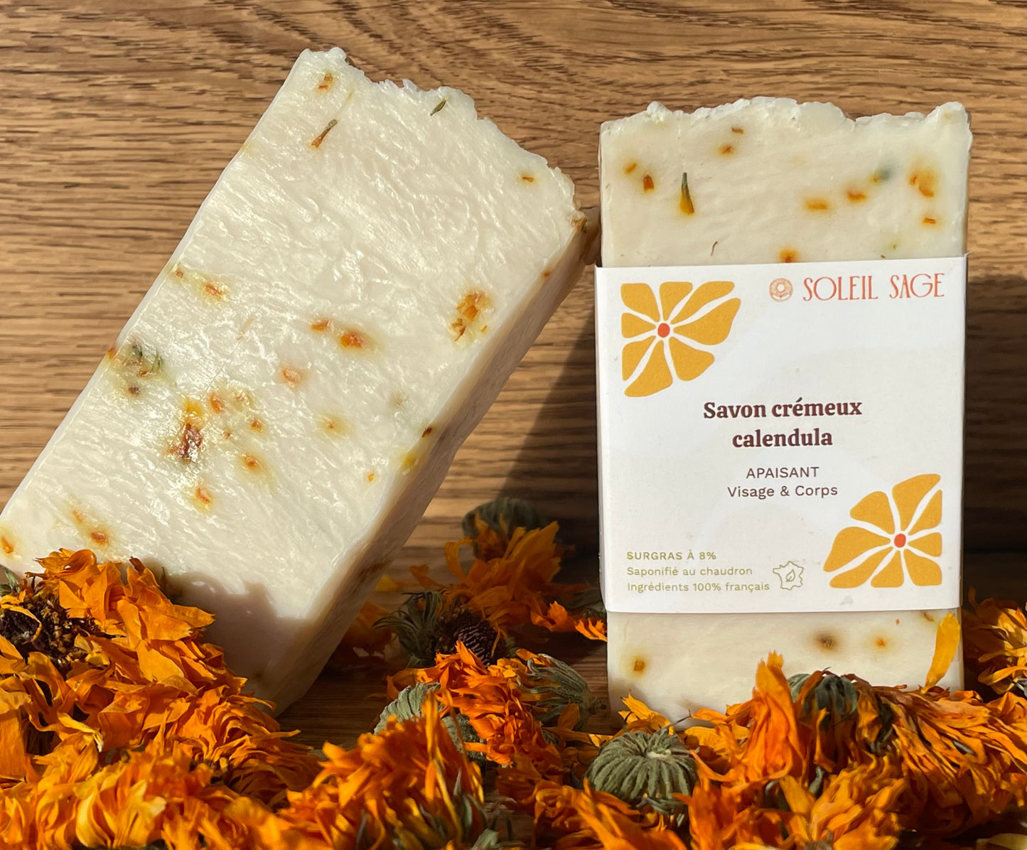 Savon crémeux calendula