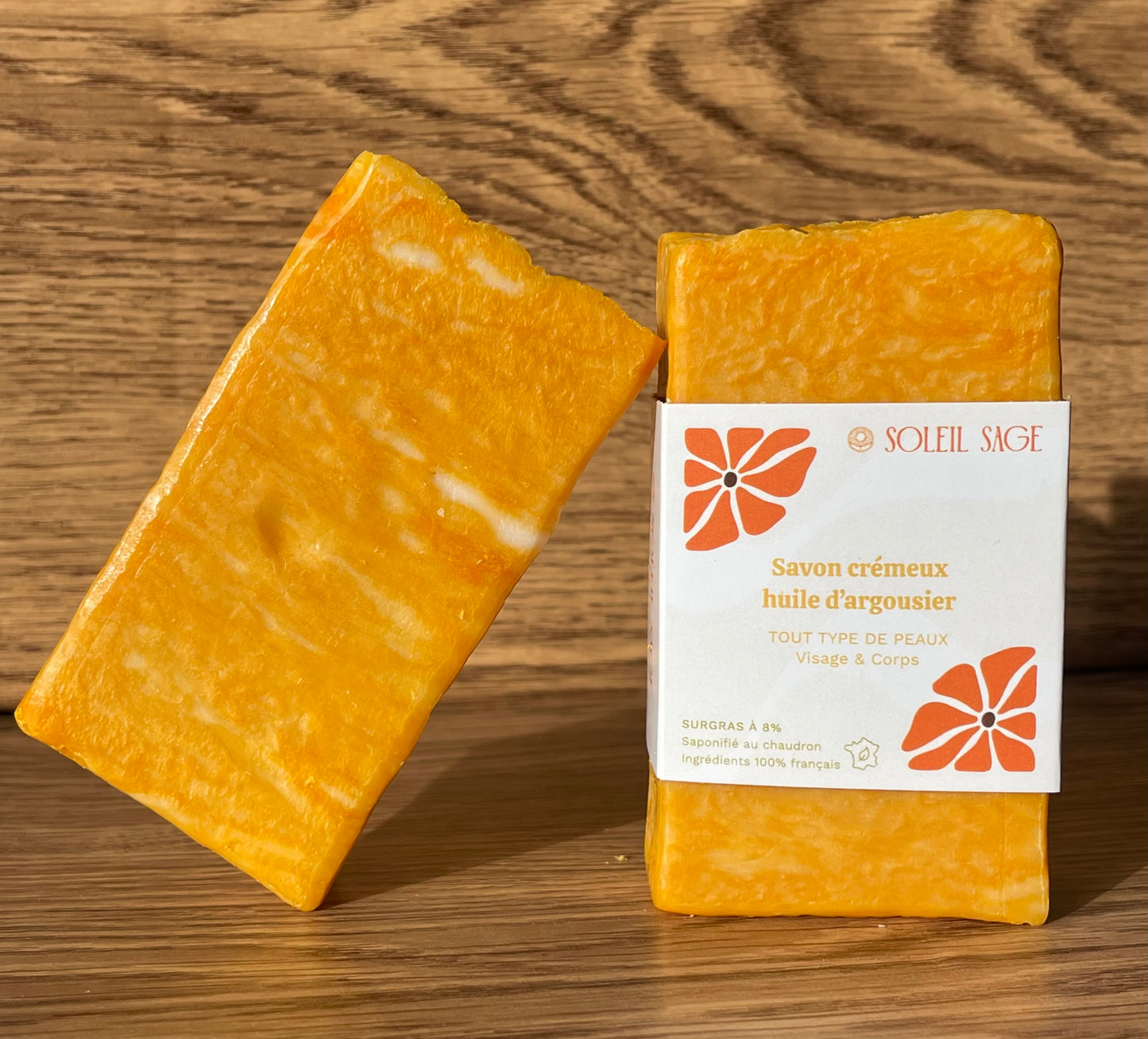 Savon crémeux huile d'argousier