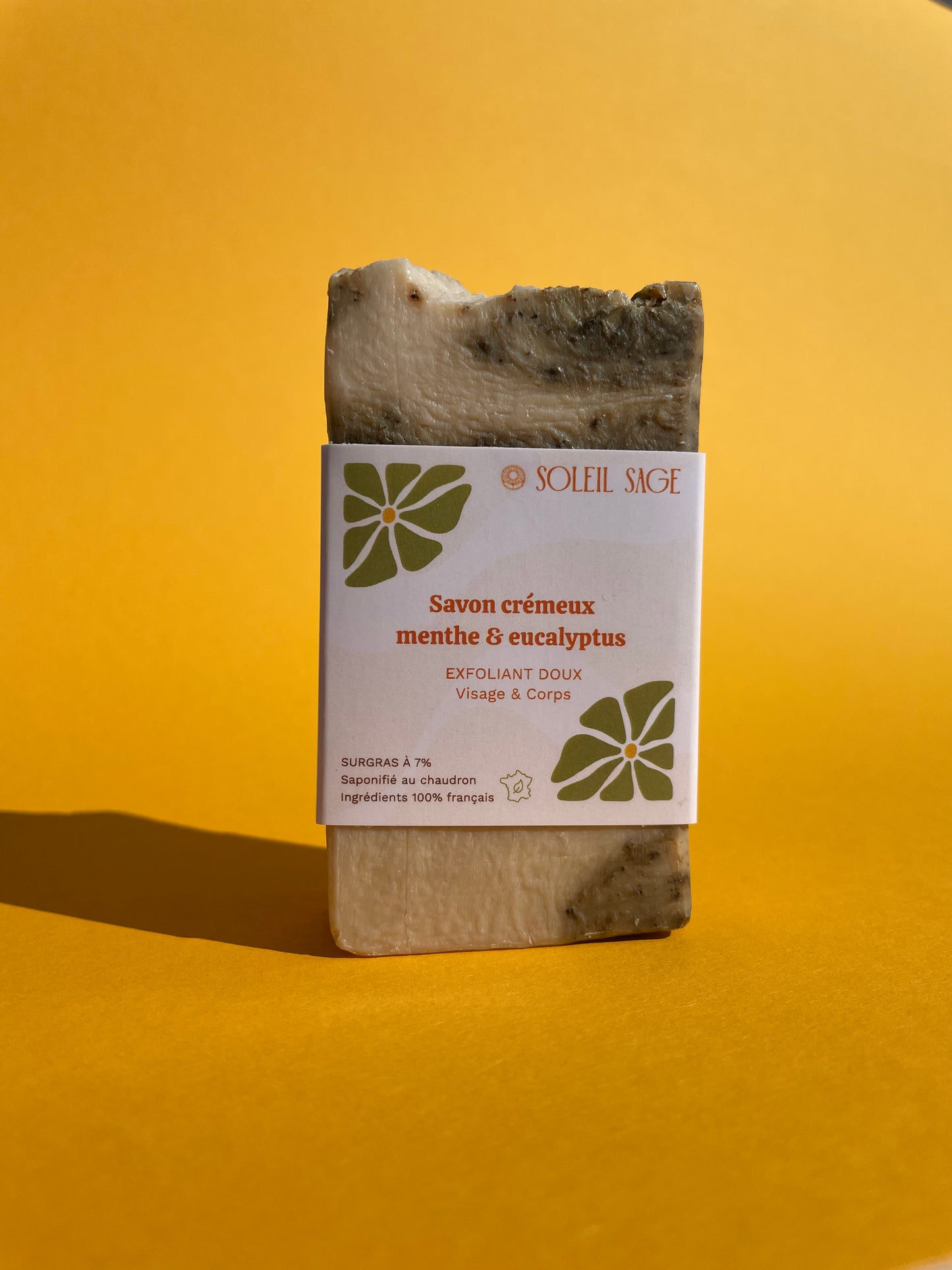 Savon crémeux menthe eucalyptus
